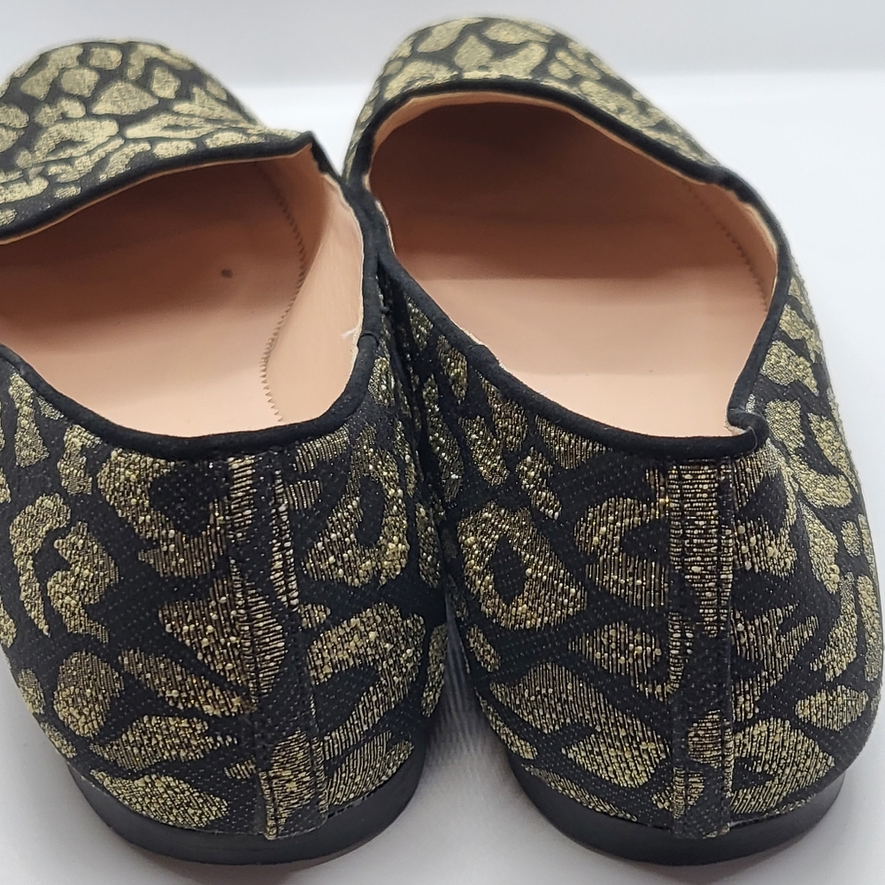 J. Crew Metallic Leopard Jacquard Loafers - Picture 6 of 9